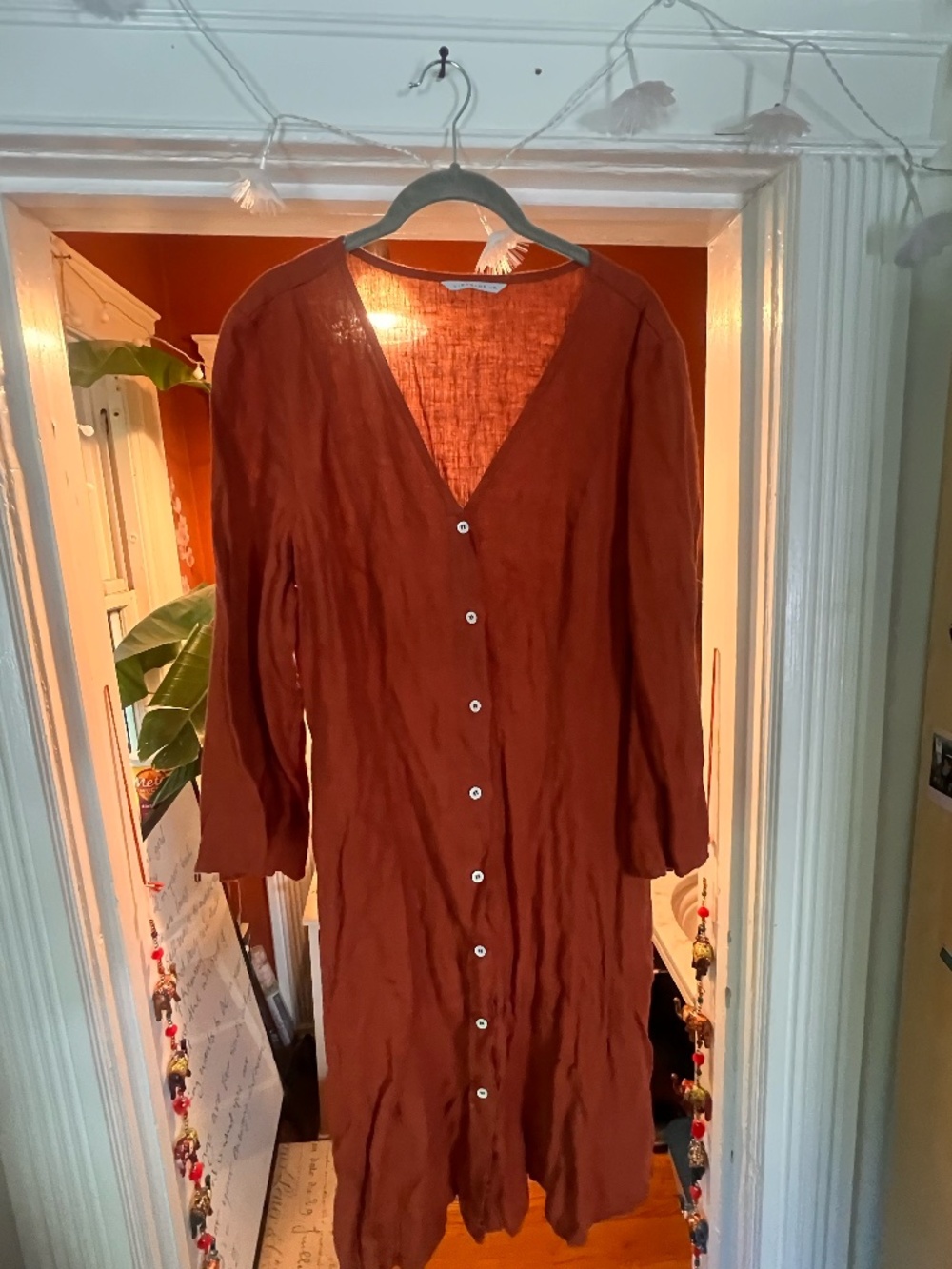 Sierra Butter Linen Dress from LinenFox